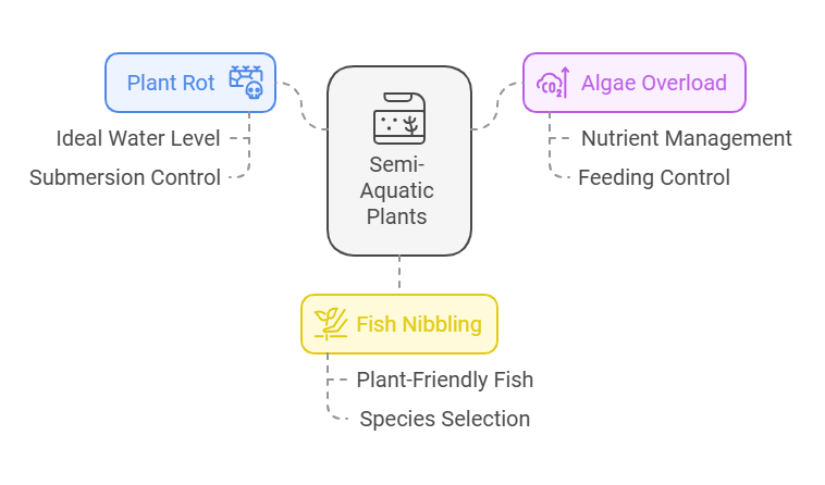 Semi Aquatic Plants for Aquarium